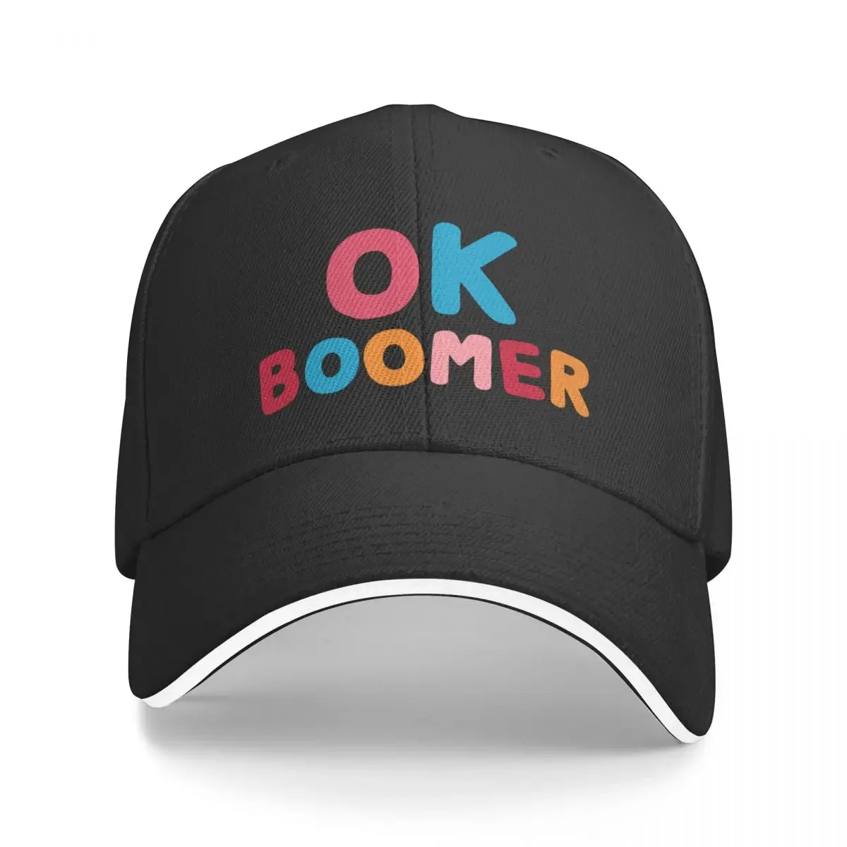 

Best Ok boomer Baseball Cap fishing hat cute Streetwear Military Tactical Cap Men's Hat Women's