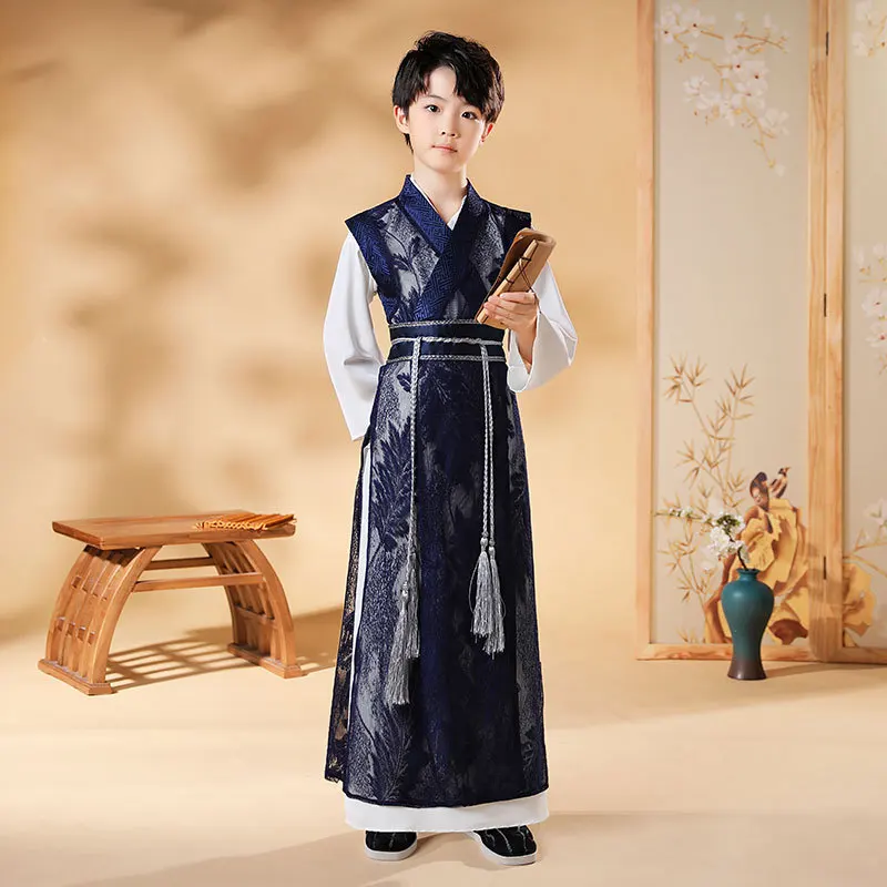 ancient chinese Folk Dance new year china traditional dress for kids girls hanfu dress dance costume boys modern stage Clothing