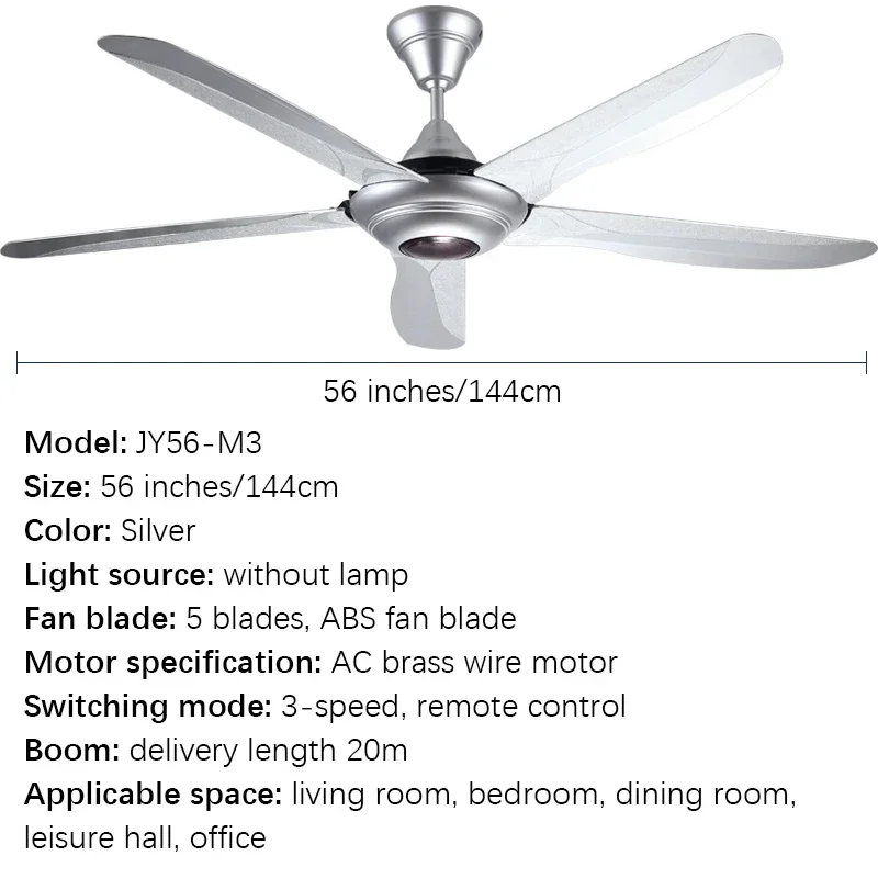 GISELLE Nordic Without lights Ceiling Fan Modern Minima lism Living Room Bedroom Study Cafe Hotel