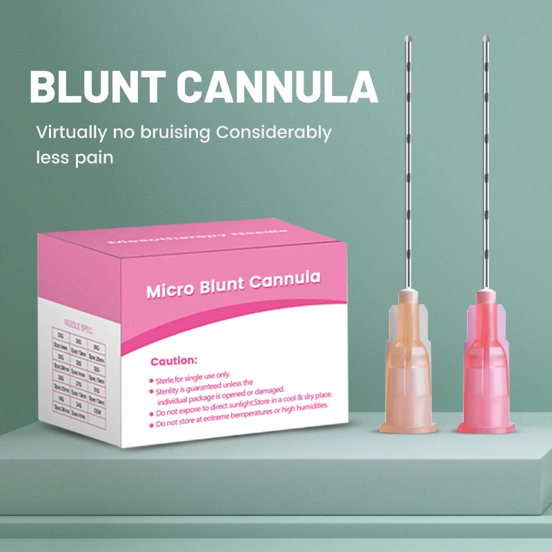 Perfect Packaged 21G 22G 25G 27G 30G 25mm 38mm 50mm 70mm High Toughness Blunt-tip Cannula Needle