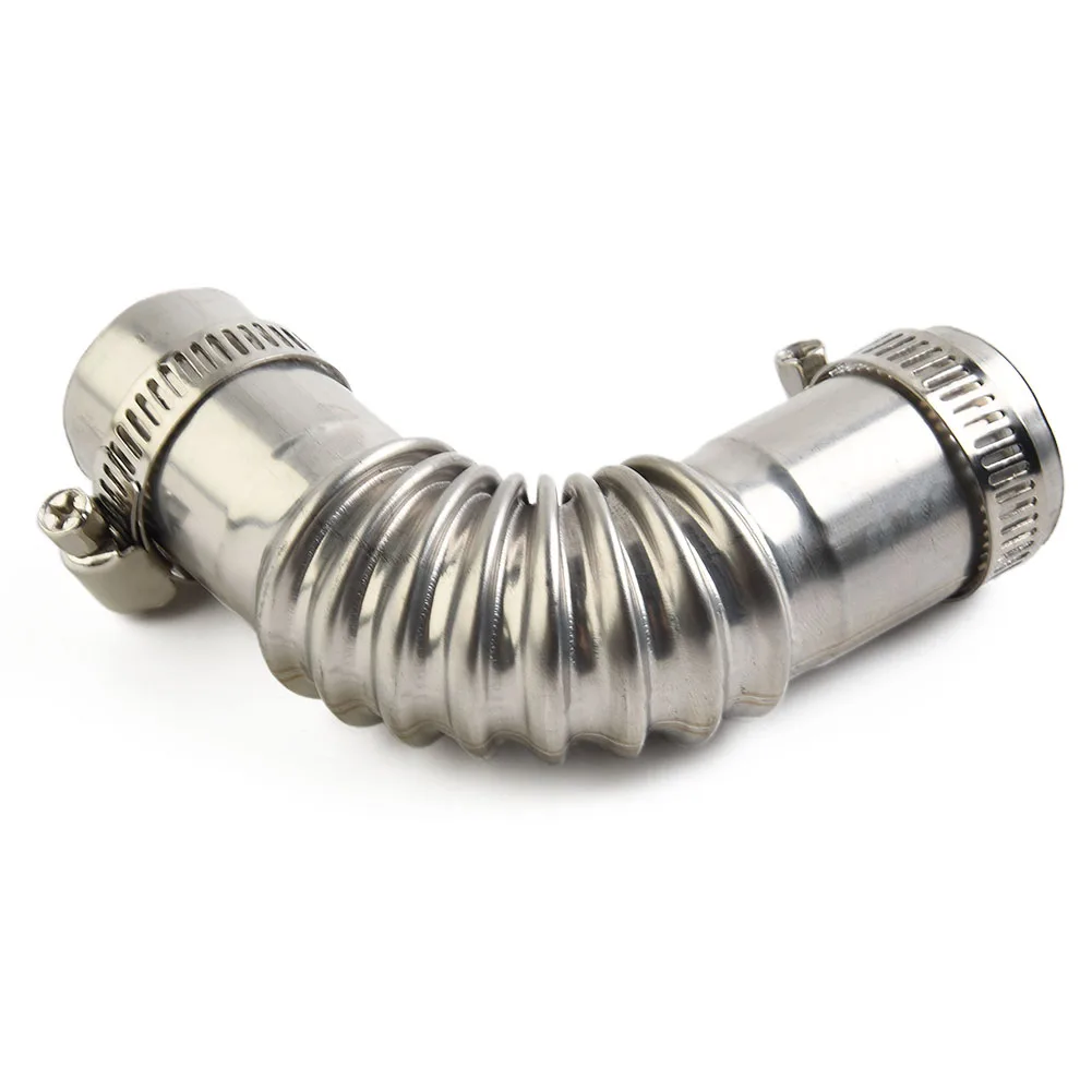 

Car Parts High Quality Material Car Accessories Exhaust Pipe Onnect 24mm Silver Stainless Steel Elbow Connector