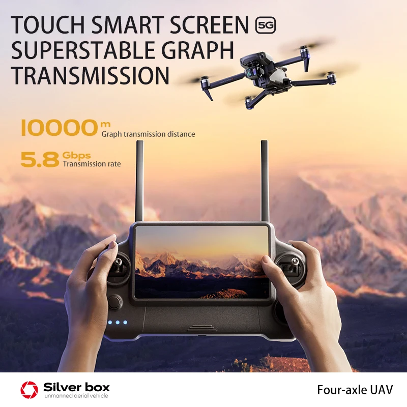 Professionale P7 MAX 360 ° Drone per evitare ostacoli GPS Ritorno 8K Doppia fotocamera FPV Gimbal a 3 assi con schermo RC Aereo giocattolo - immagine 3
