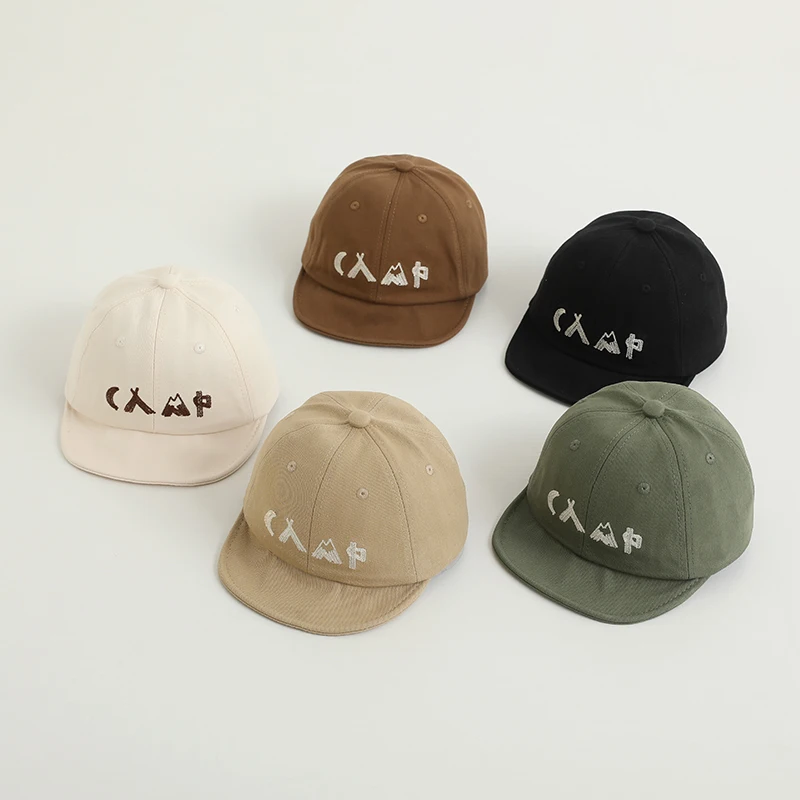 

Осенне-зимние детские бейсболки с милыми буквенными рисунками, детские бейсболки для мальчиков и девочек