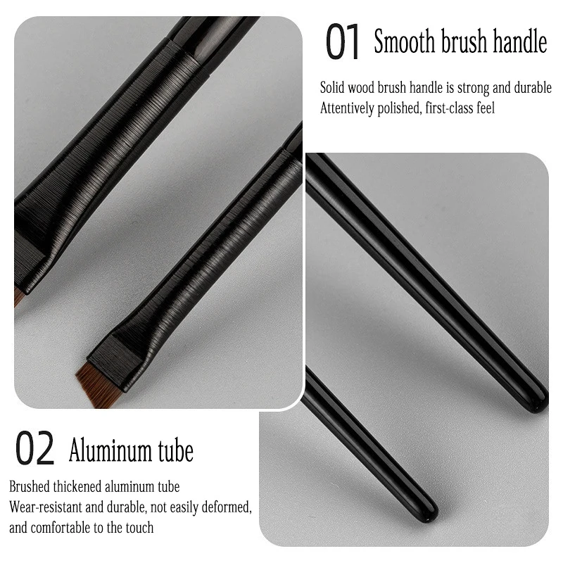 1/2pcs Makeup Brushes Set Eyebrow Eyeliner Brush Small Angled Blade Liner Brow Contour Brush Beauty Cosmetics Eyeliner Tool makeup brush set makeup brush