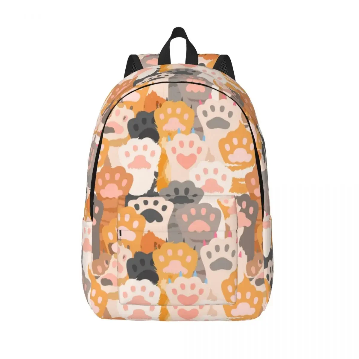 

Colorful Dog Paw Print Backpack Cartoon Travel Backpacks Boy Kawaii Christmas Gift High School Bags High Quality Soft Rucksack