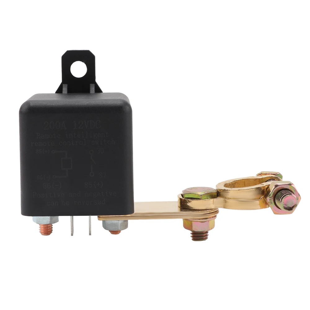 Remote battery disconnect switch wiring shown in detail