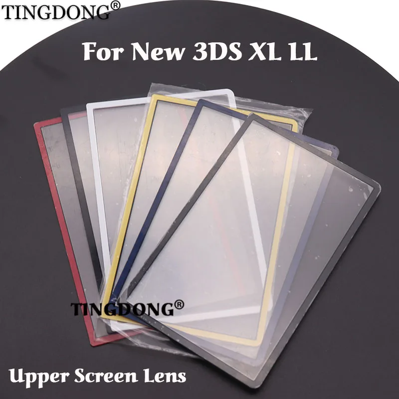 1Pcs Plastic Screen Protector Panel Top Surface Cover For New 3Ds Xl Ll Housing Upper Screen Lens Cover For New3Dsll
