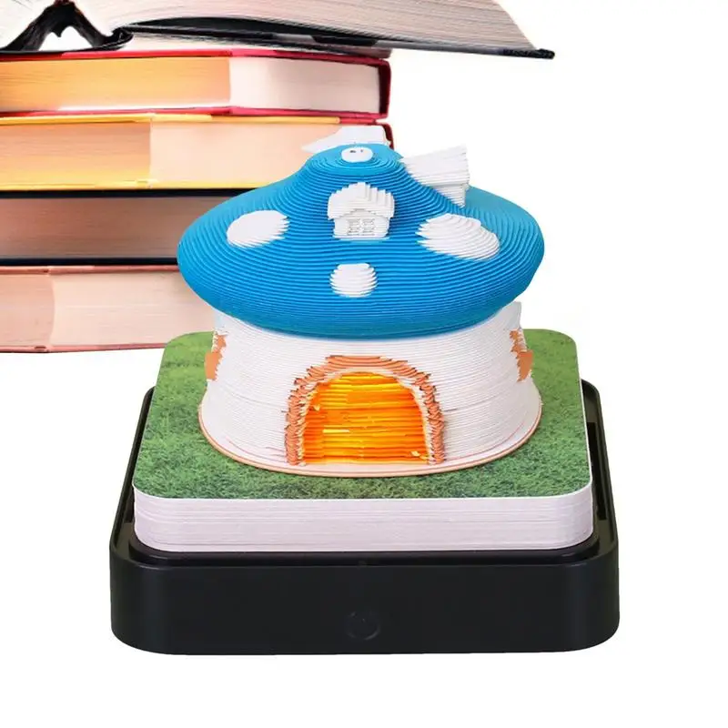 

3D Notepad Led 3D Calendar 2024 3D Memo Pad Block Notes Offices Paper Notes Christmas Birthday Gift