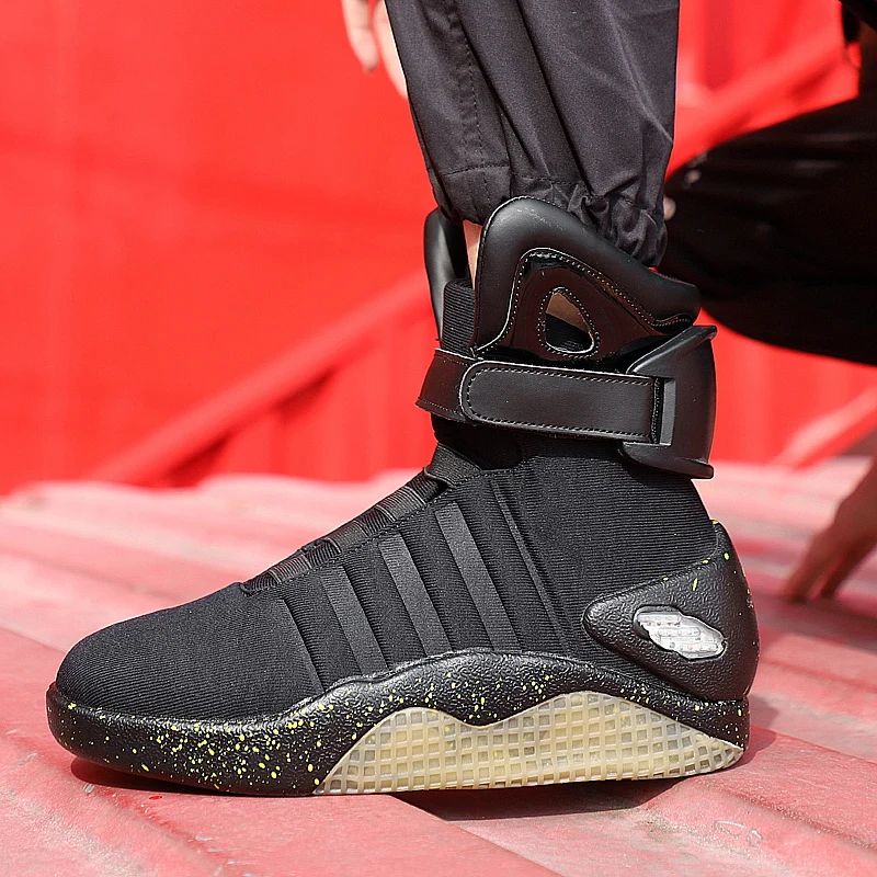 2026 New Future Trend Fashion Style Boots Adult USB Rechargeable LED Light Shoes for both men and women 6