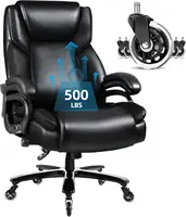 500lbs Heavy Duty Office Chair for Low Back Pain Relief, Big and Tall Office Chair with Ergonomic Lumbar Support 2