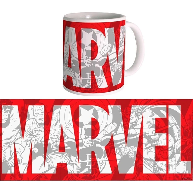Mug Marvel Logo large 300 ml Marvel Cup 300 ml - AliExpress