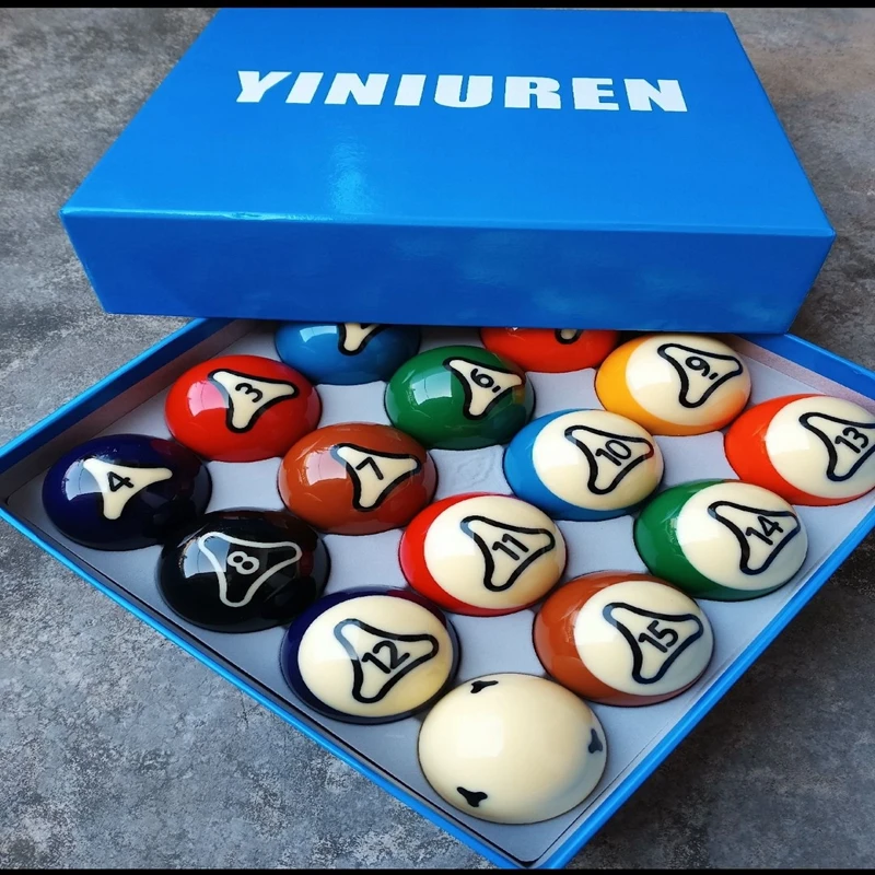 Premium Billiard Balls Pool Table Accessories 2-1/4" Regulation Size 16 Pool Balls Billiard Set
