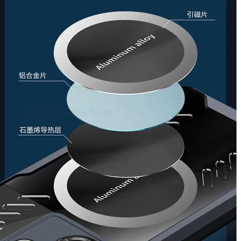 Funda For ZTE nubia Z50 For Magsafe Magnetic Transparent Case For Nubia Z50 Z30 Z40 Pro Cooling Heat Dissipation Magsafing Cover