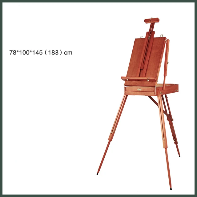 Solid Wood Easel Artist Oil Paint Caballete De Pintura Stand Caballete  Large Watercolor Paint Stand Art Supplies for Artist - AliExpress