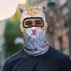 3D Cat Balaclava Motorcycle Cute Full Face Hood Mask Skiing Snowboard Hat Helmet Liner Biker Face Gorra Headgear Hat 1