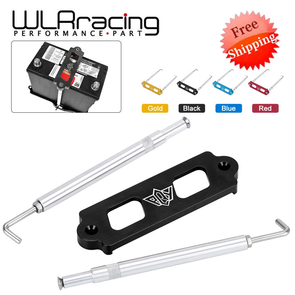 Battery Tie Down Kit with Stainless Tray Hooks for Honda Civic CRX Acura Integra RSX