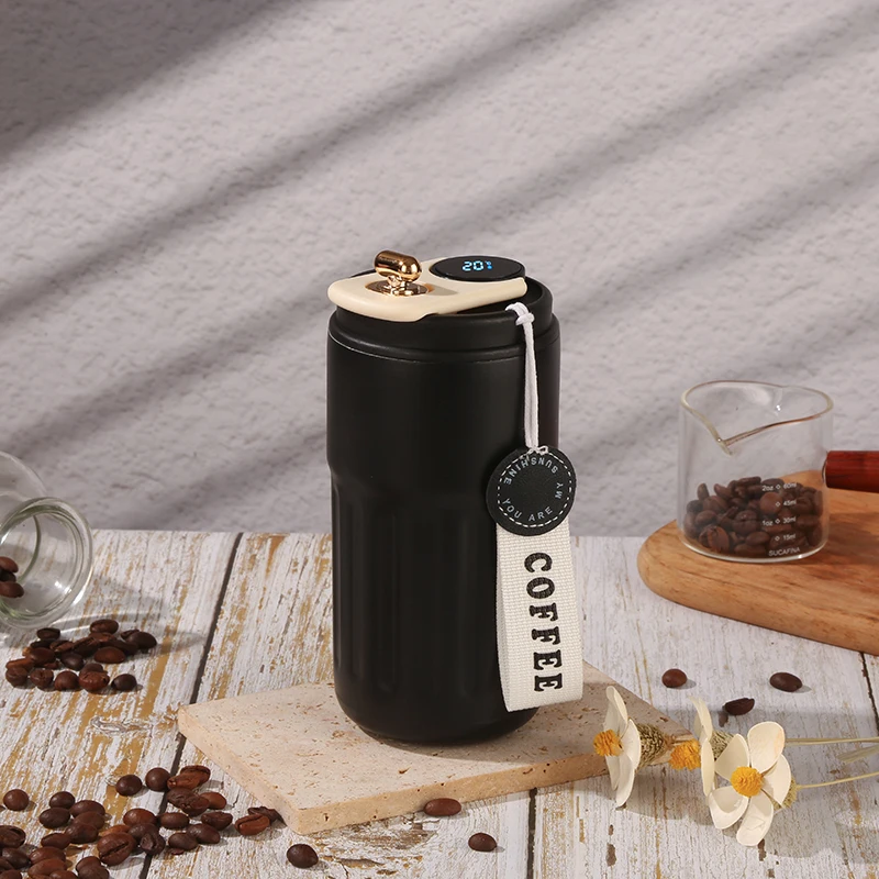 Bouteille Thermos de 460ml, affichage intelligent de la température, tasse sous vide en acier inoxydable 316, tasse à café de bureau, tasse thermique Portable d'affaires