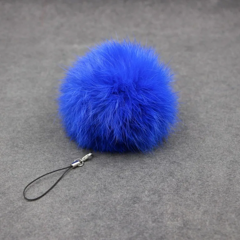 

8 см брелок для ключей с шариком из кроличьего меха 8 см подлинный брелок для ключей для автомобиля