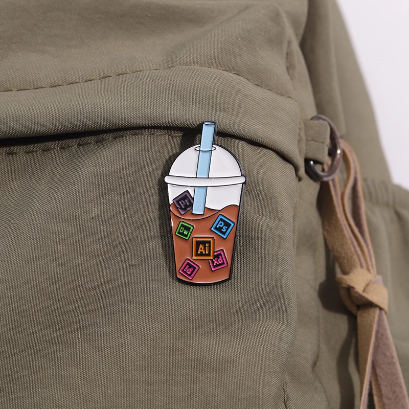 Grafische Designer-Emaille-Anstecknadeln, individuell, TRUST ME I'M A UX UI DESIGNER, Broschen, Anstecknadeln, lustiger Schmuck, Geschenk für Freunde – Detail 10