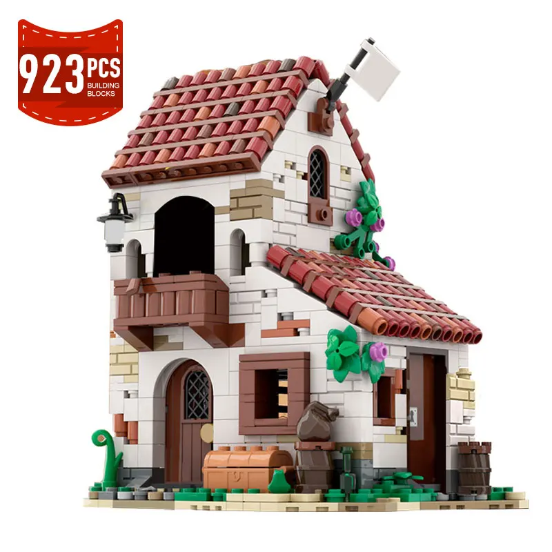 Moc Pirate Barracuda Cove Eldorado Fortress-Empire Soldiers House Building Block Architettura Castello Medievale Brick Toy Gift