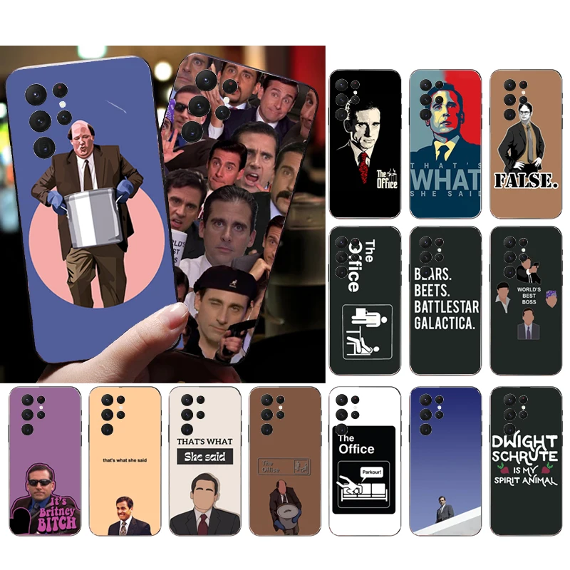 

The office Michael Scott Phone Case For Samsung S23 S22 S21 S20 Ultra S20 S22 S21 S10E S21 S20 FE S10 Plus