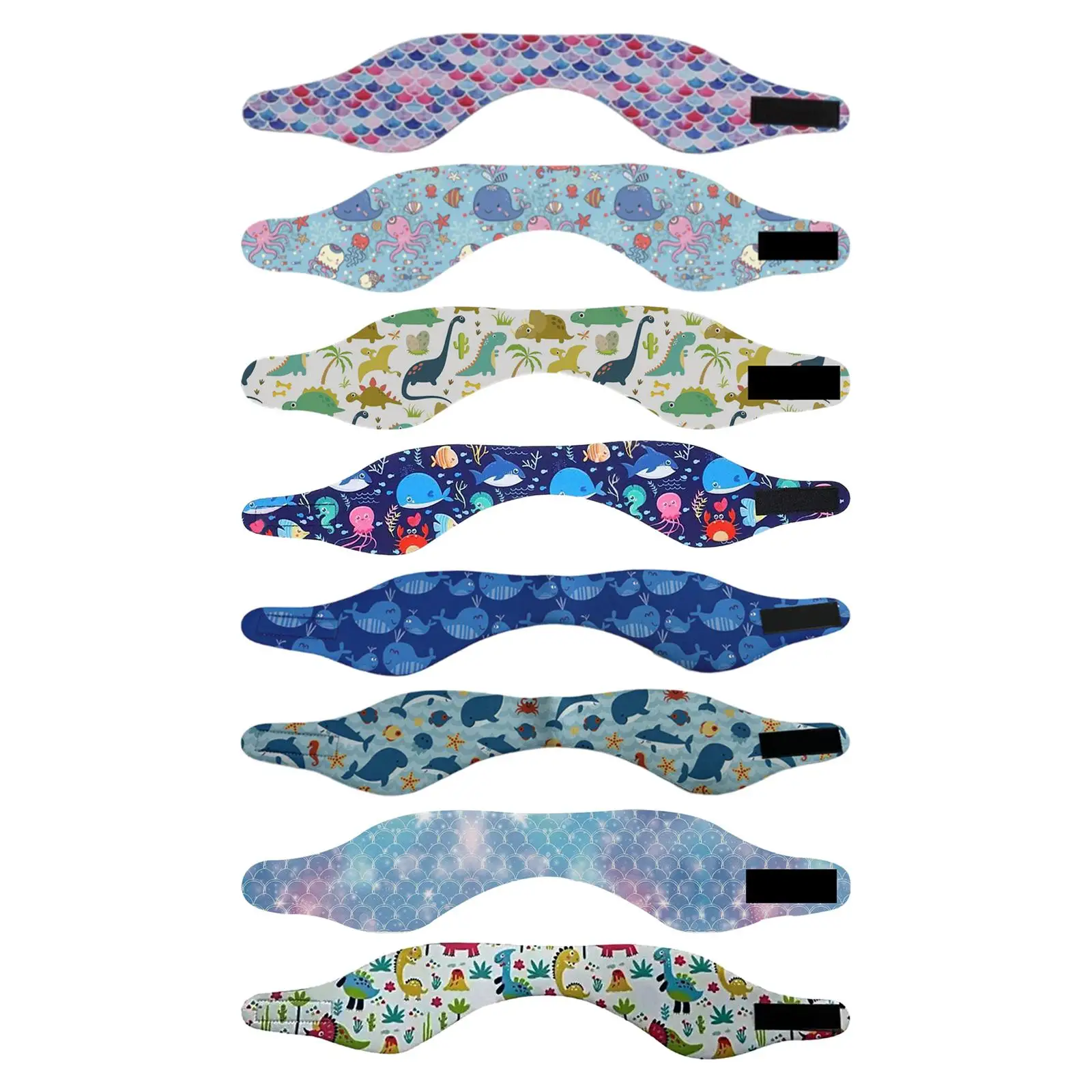 

Children Swimmers Headband Ear Bands Hair Guard Cute for Surfing, Water Skiing, Canoeing Lightweight Durable Flexible Protection