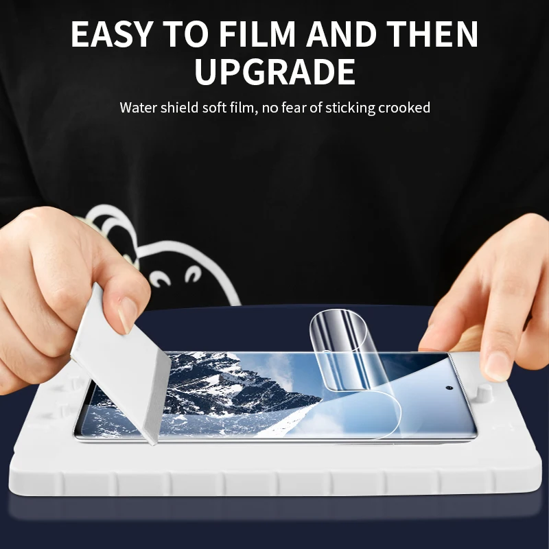 4PCS 하이드로 겔 필름 화면 보호기 삼성 갤럭시 S10 S20 S9 S21 S22 S23 Plus Ultra FE Note 20 8 9 10 화면 보호 필름
