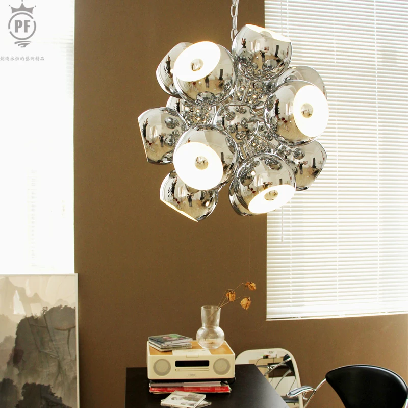 

Хром-арт, Современная Минималистичная Люстра для гостиной, столовой, спальни, отеля, кафе