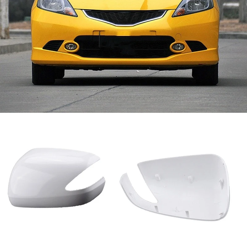 

Чехлы на автомобильные Внешние дверные зеркала, чехол на зеркало заднего вида, чехол на боковое зеркало крыла двери для Honda Fit Jazz 2009-2013, запасные части