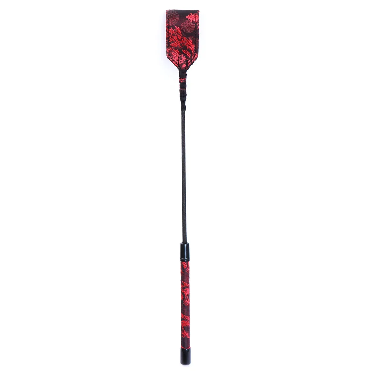 45CM Riding Crop PU Leather Whip Red Cloth cover Crops Equestrianism HorseWhip