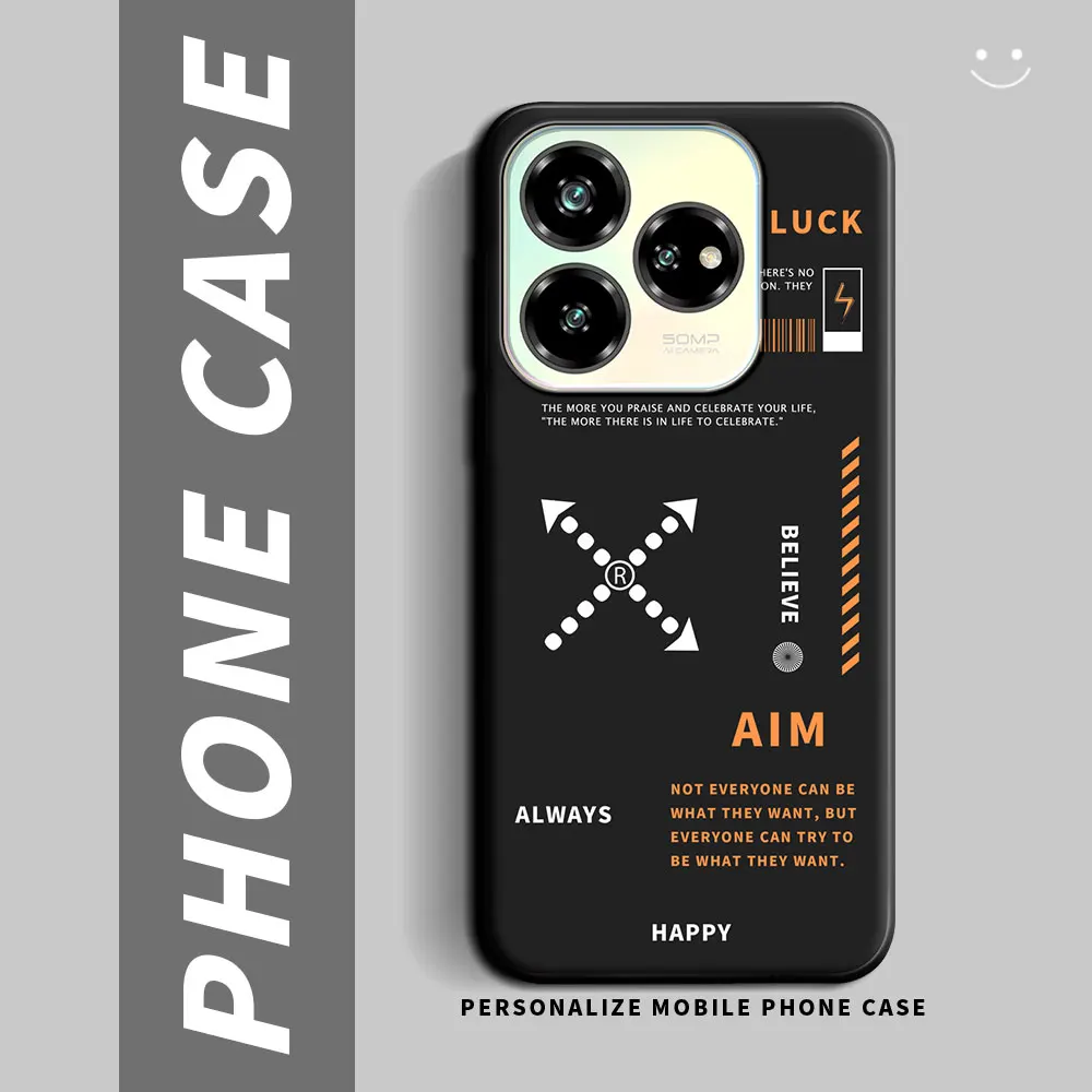 Cover Per ZTE Blade A73 (2 Pezzi) | Custodia Morbida TPU Nero+Trasparente, Ultra Sottile Anti Graffio, Paraurti Protettivo - 4
