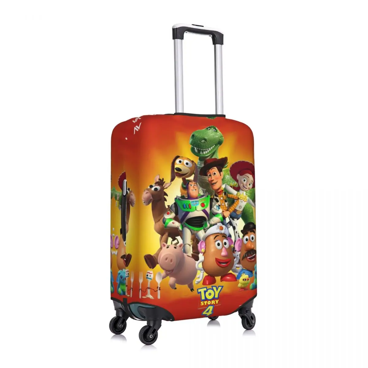 Custom Toy Story Collage Suitcase Cover Elastic Travel Luggage Covers for 18-32 inch 2