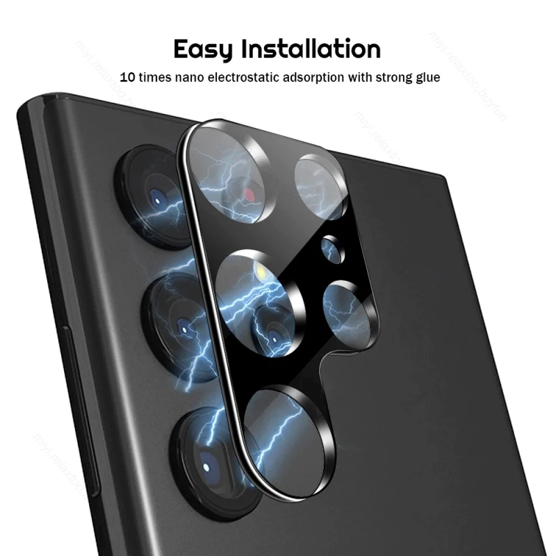 3-Pack 3D Tempered Glass Camera Lens Protector