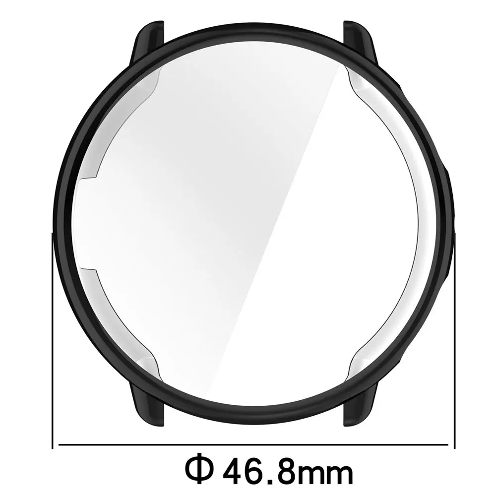 Premium TPU Soft Watch Case with Full Coverage Screen Protector and Bumper