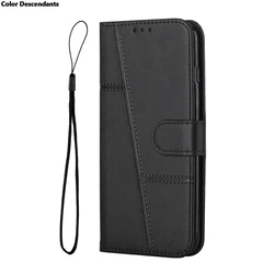 Luxurious Flip Wallet Phone Case - Premium Card Holder & Stand Cover - Samsung A81 (Black xnw)