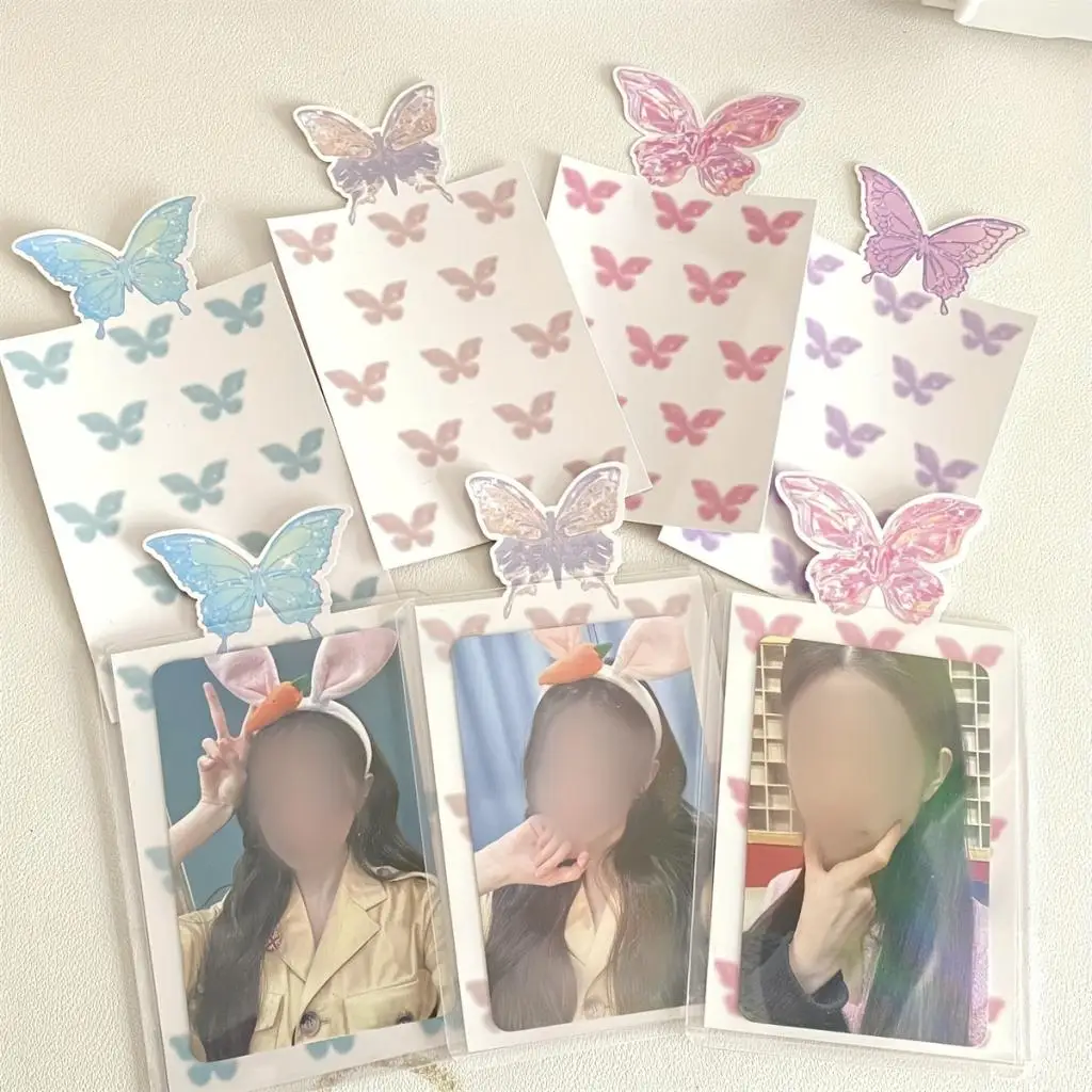 Steve 40pcs Set Nomad Butterfly Toploader Fillers Cute Photocard Packaging Background Inserts Card
