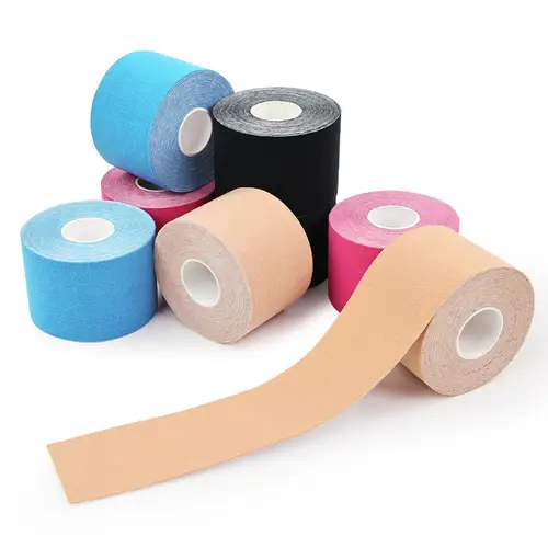 Kinesiology Tape Elastic Sports Tape Muscle Support, Breathable Waterproof Athletic Tape for Knee/Shoulder Pain Relief, Physio R - Image 3