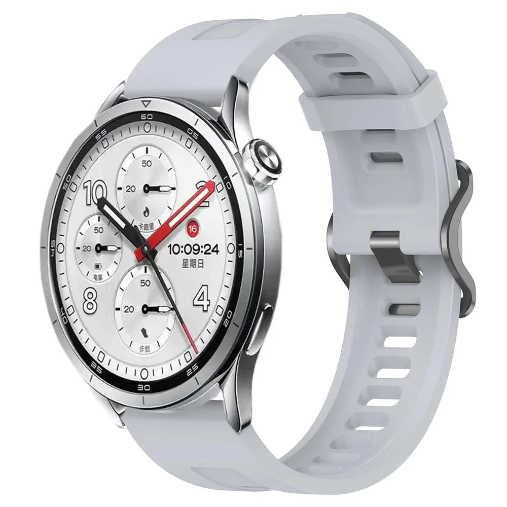 Enhanced Silicone Sport Strap - 22mm Replaceable Correa, Vibrant Color Edition