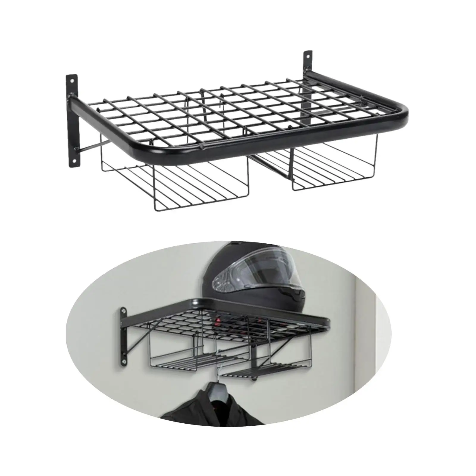 

Стеллаж витрины для шлема многофункциональная компактная полка для хранения крышек, держатель для курток, шляп, курток, перчаток, шляп