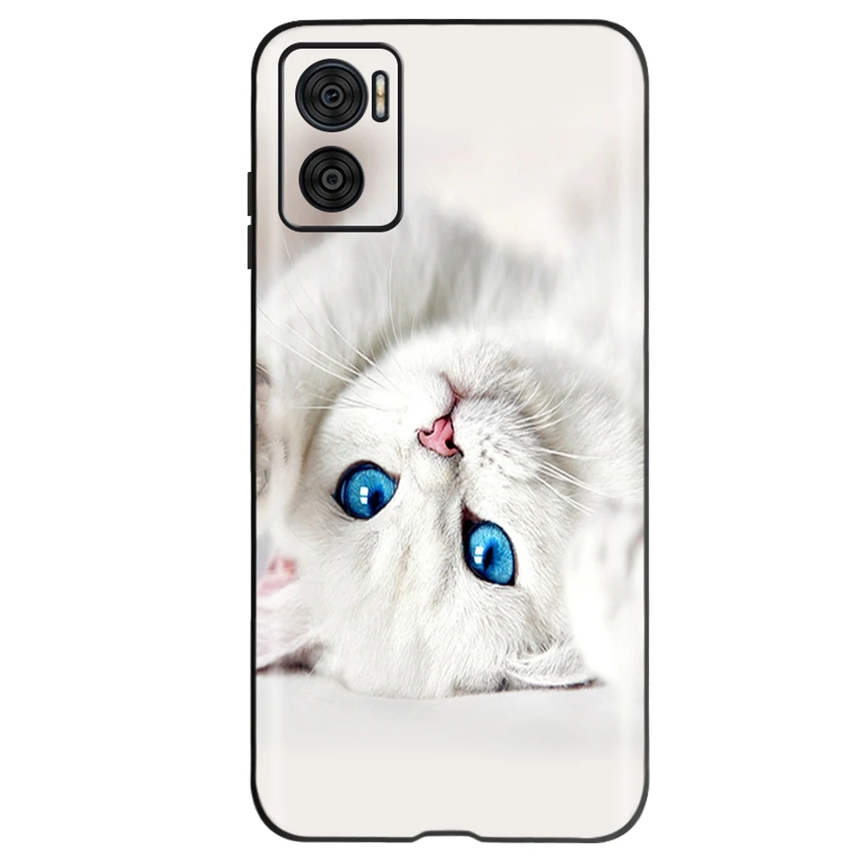Elegant Flower Butterfly Soft Phone Case for Motorola Moto E Series