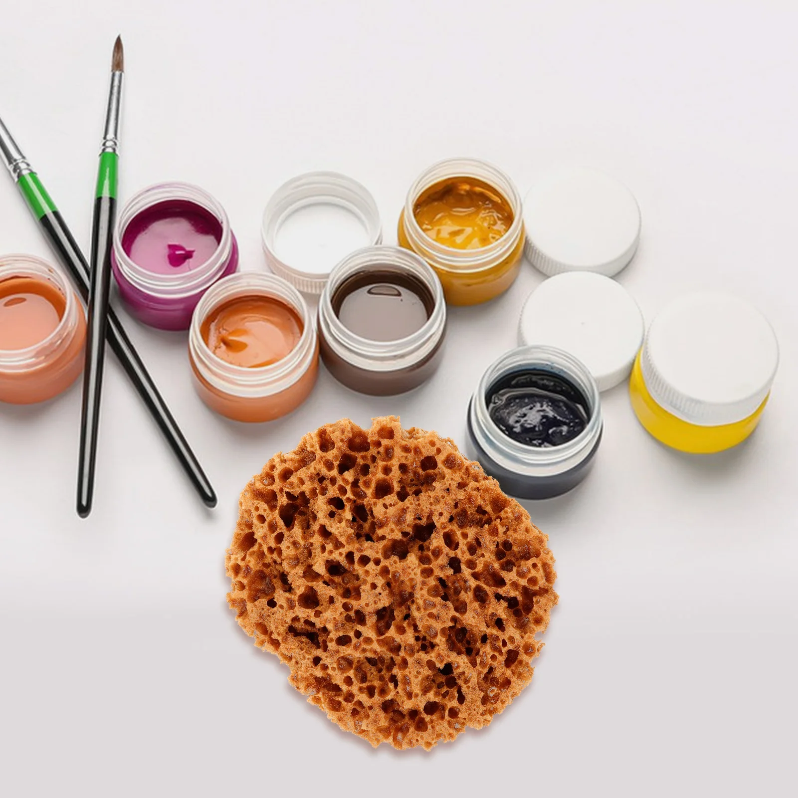 Natural Seaweed Coating Sponges Paint Pen Pottery Face Paint Sponges Painting Child Printing Tool Reusable Kids Painting Sponge