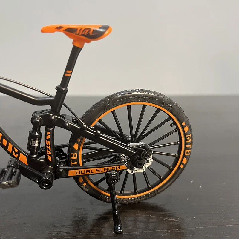 1:10 Model Alloy Biycle Diecast Mountain Finger Racing Mini Bike Shock-absorbing Adult Simulation Boys Toys bike toys finger bike toys