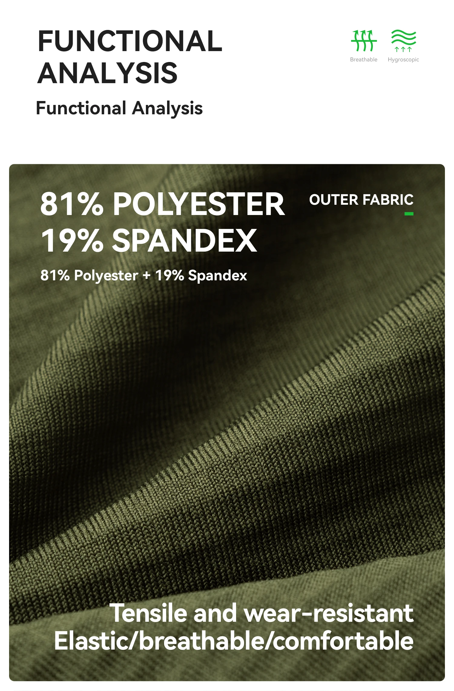 ROCKBROS Radtrikot, wärmer, langärmelig, Fleece, mit Hintertasche, Fahrradbekleidung, rutschfestes Sweatshirt, Fahrradanzug – Detail 3