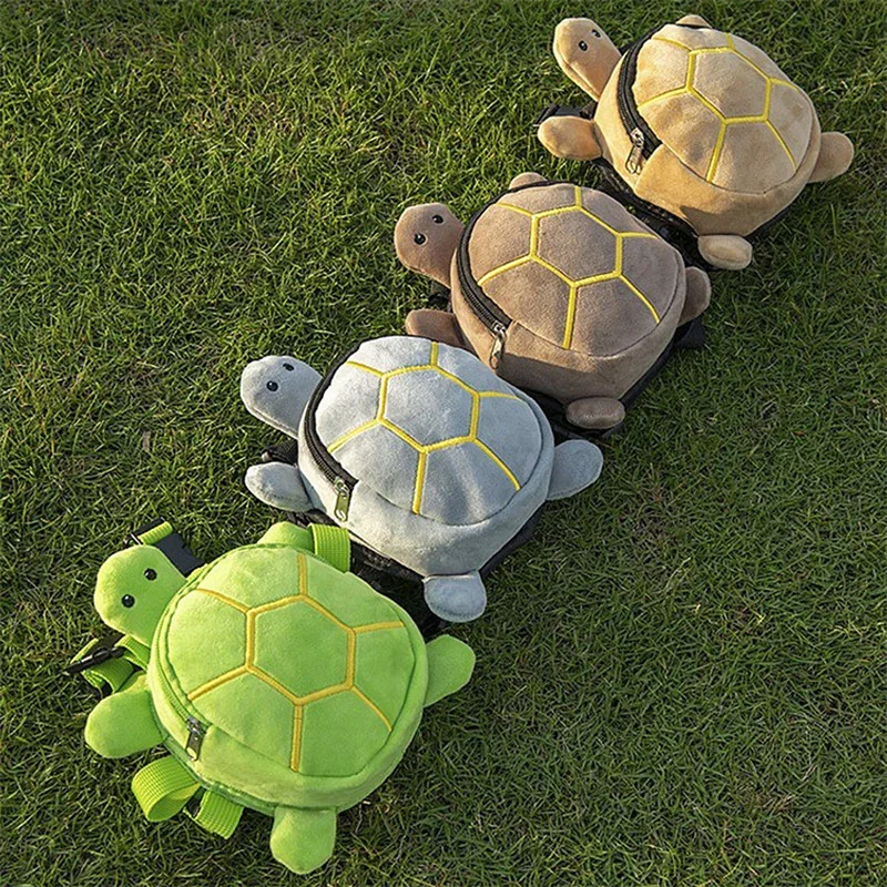 Cartoon Turtle Pet Backpack Outdoor Portable Carrier Small Medium Dog Leash Storage Bag Animal Shaped Travel Pack Pet Supplies