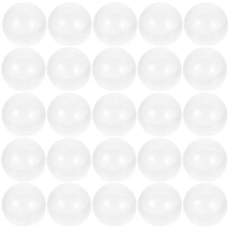 Kids Fillable Capsule Ball Twisted Egg Shell Gumball Fillable Ornament Twisted Round Balls Grab Balls 100Pcs/50pcs kids capsule balls