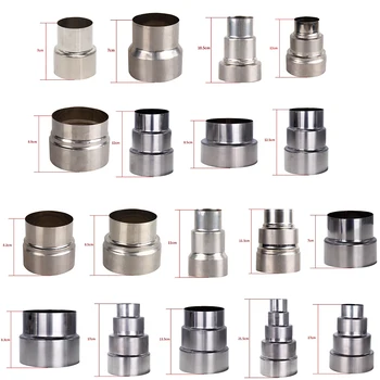 스테인레스 스틸 연도 배기 파이프 감소 조인트 굴뚝 어댑터 스토브 파이프, 가정용 환기 액세서리