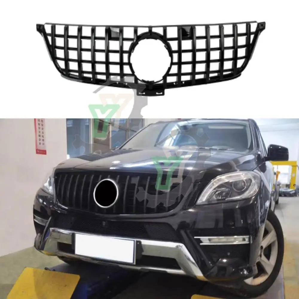 

For Mercedes-Benz ML Class W166 ML300 ML320 ML350 ML400 ML450 2012 2013 2014 2015 GT/Diamond Front Bumper Grille Racing Grill