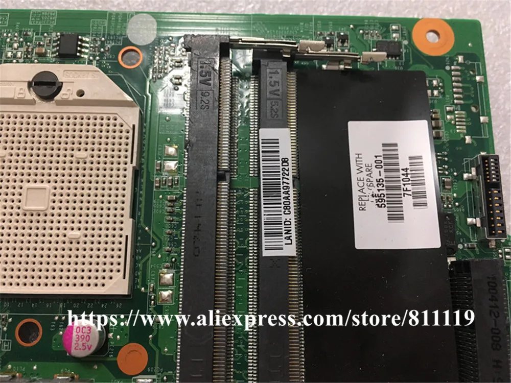 Yourui-placa-mãe para Laptop hp Pavillon Dv6 Dv6t Dv63000 2003001 Placa Principal de Alta Qualidade Funcionando Bem - Imagem 2