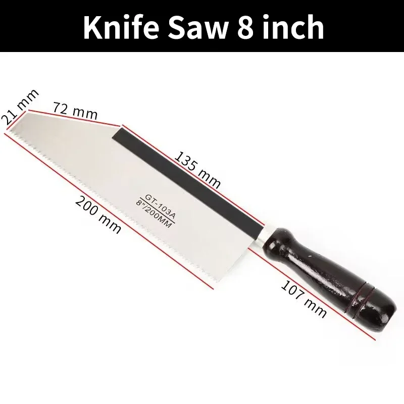 200/250mm Knife Saw Small Hand Saw Close Tooth 65# Manganese Steel Dovetail For Cutting Wood Garden Pruning Hand Tools hand saw