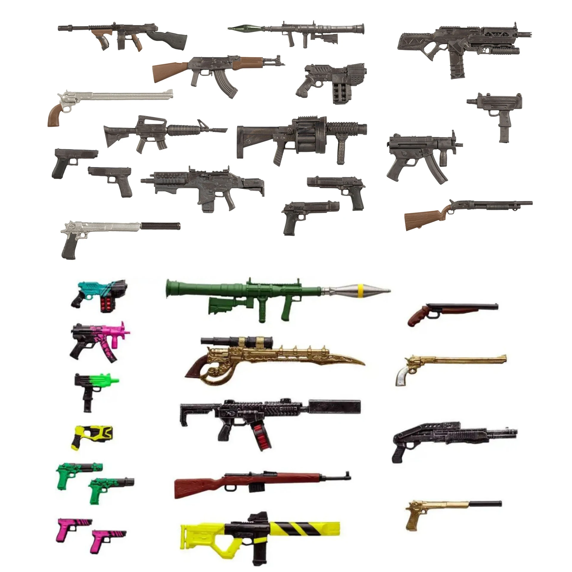 武器アクセサリーパック、7インチアクションフィギュア用バージョン